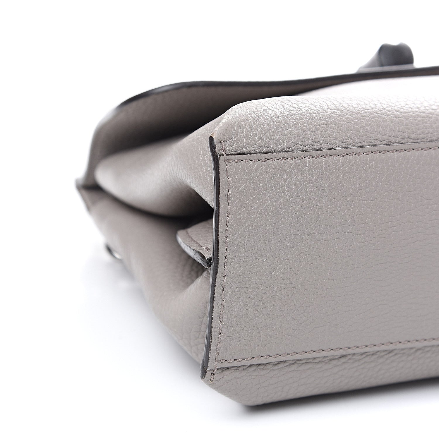 Gucci Cellarius Calfskin Small Bamboo Daily Top Handle Bag Storm Grey 7 of 9