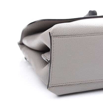 Gucci Cellarius Calfskin Small Bamboo Daily Top Handle Bag Storm Grey 7 of 9