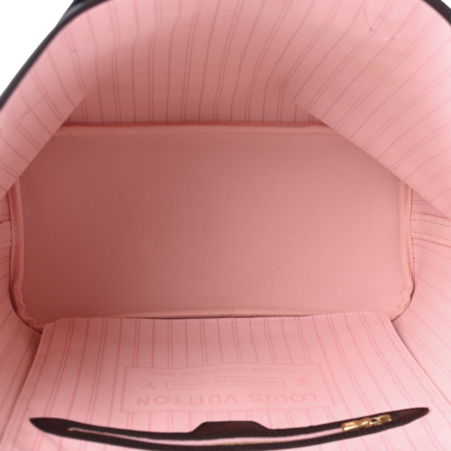 Louis Vuitton Damier Ebene Neo Neverfull MM Rose Ballerine 5 of 9