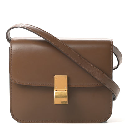 Celine Box Calfskin Teen Classic Box Flap Bag Camel 1 of 13