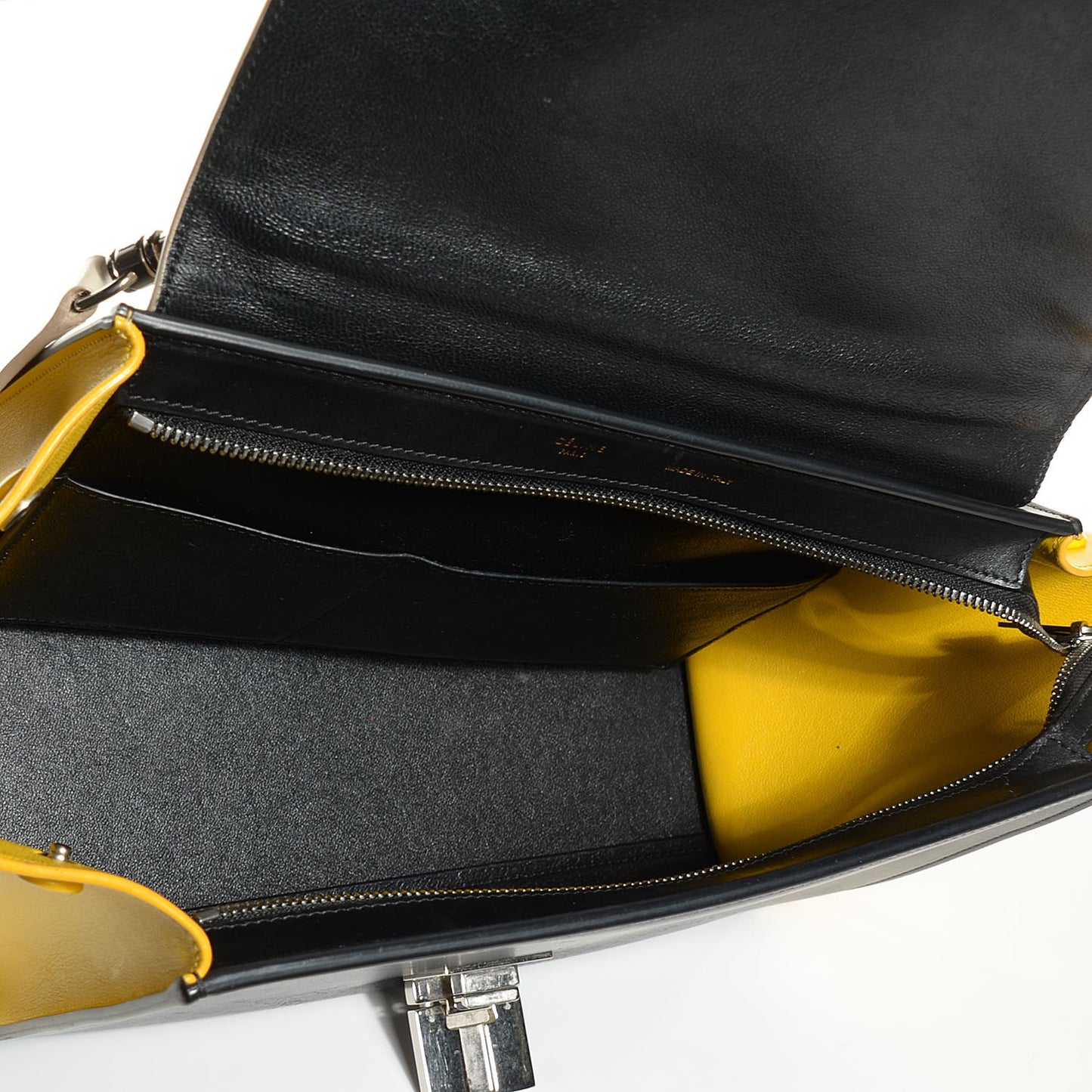 Satin Calfskin Small Tri-Color Trapeze Sun
