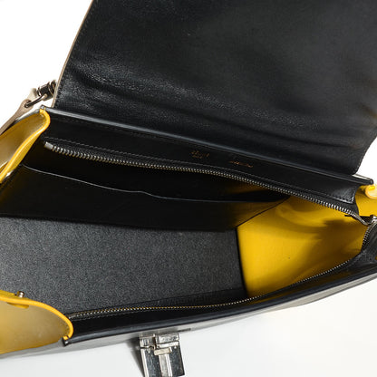 Celine Satin Calfskin Small Tri-Color Trapeze Sun 5 of 9