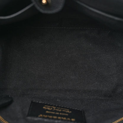 Burberry Derby Calfskin House Check Small Banner Tote Black 5 of 14