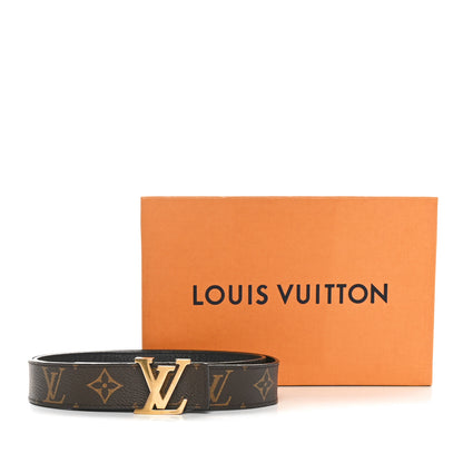 Louis Vuitton Calfskin Monogram 30mm LV Initiales Reversible Belt 90 36 Black 6 of 6