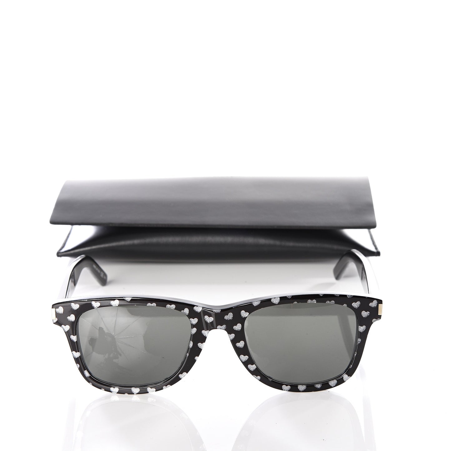 Square Heart Sunglasses SL51 Black