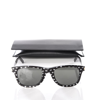 Saint Laurent Square Heart Sunglasses SL51 Black 8 of 8