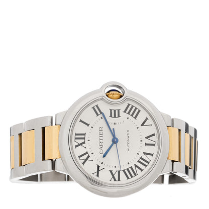 Cartier Stainless Steel 18K Yellow Gold 36mm Ballon Bleu De Cartier Automatic Watch 2 of 4
