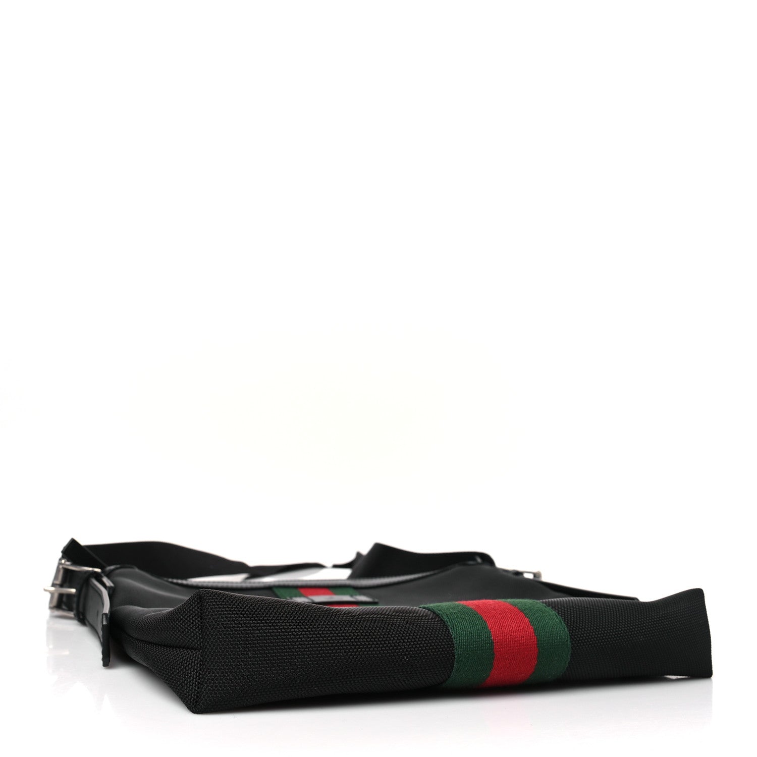 Gucci Techno Canvas Web Messenger Bag Black 4 of 9