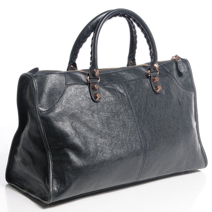 Balenciaga Agneau Giant 12 Rose Gold Hardware Work Anthracite 6 of 13