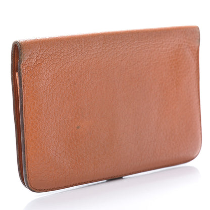 Hermes Togo Dogon Duo Wallet Orange 3 of 15
