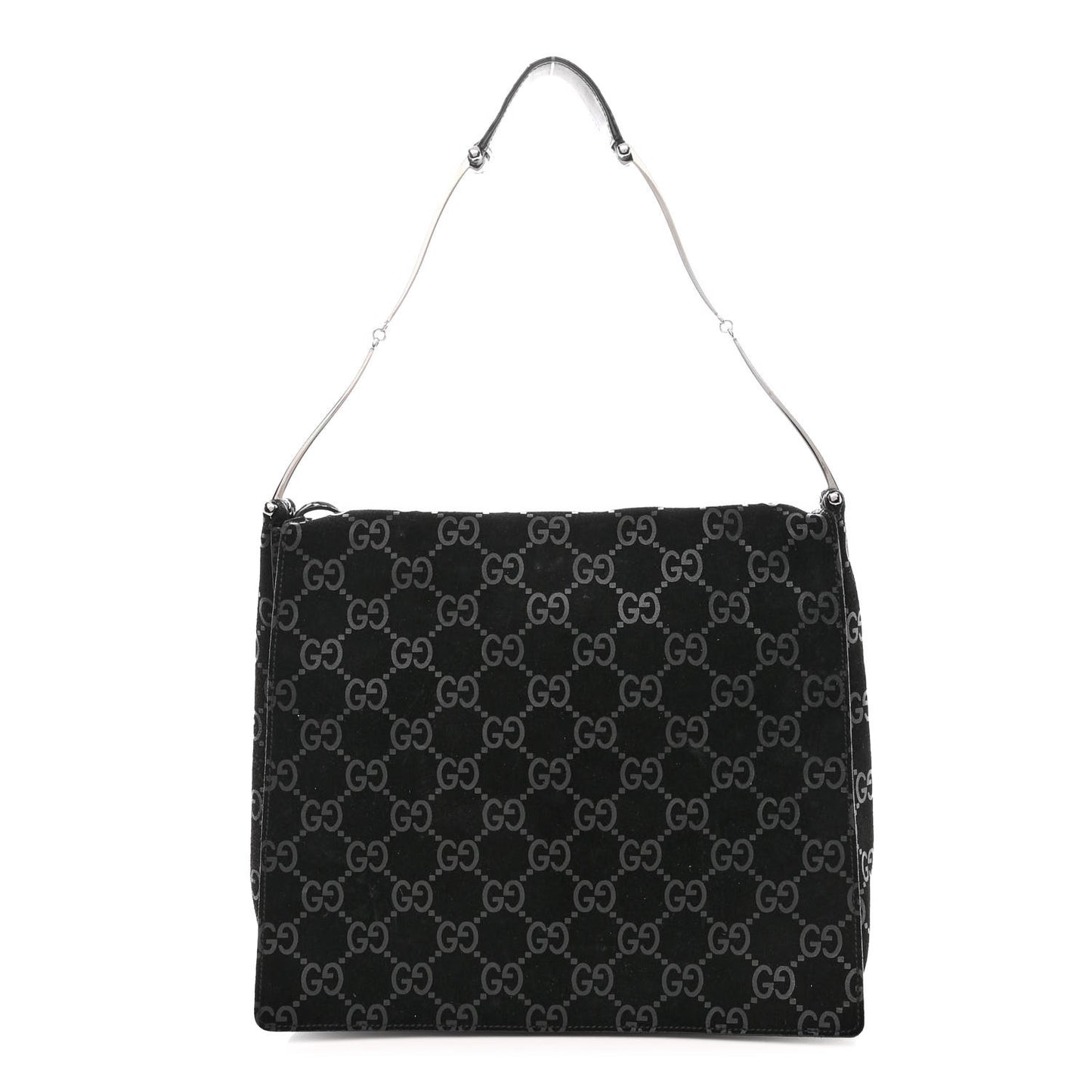 Suede Guccissima Hobo Black