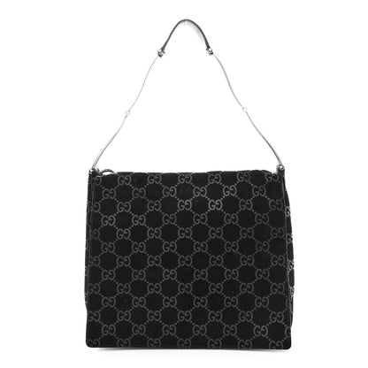 Gucci Suede Guccissima Hobo Black 3 of 15