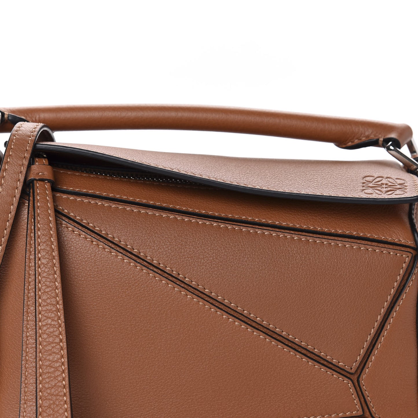 Calfskin Mini Puzzle Bag Tan