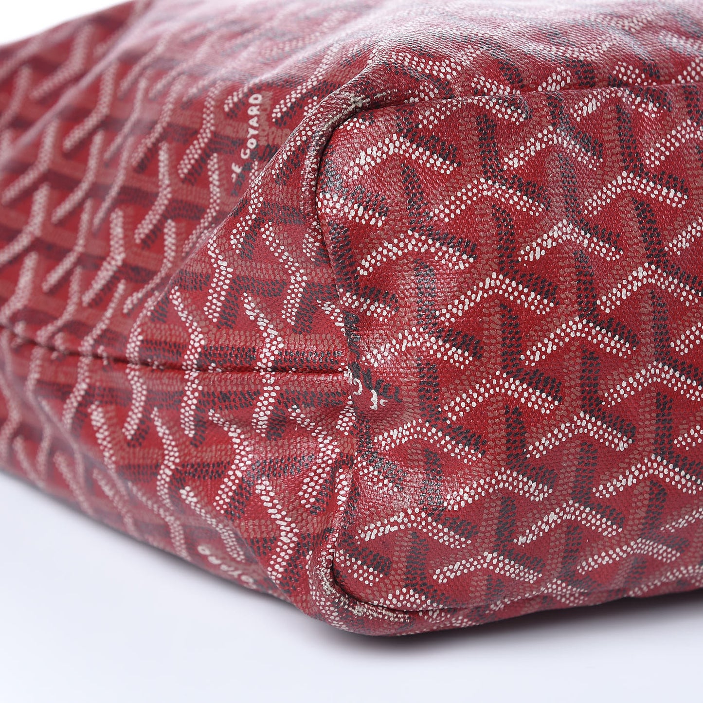 Goyardine Fidji Zip Hobo Red
