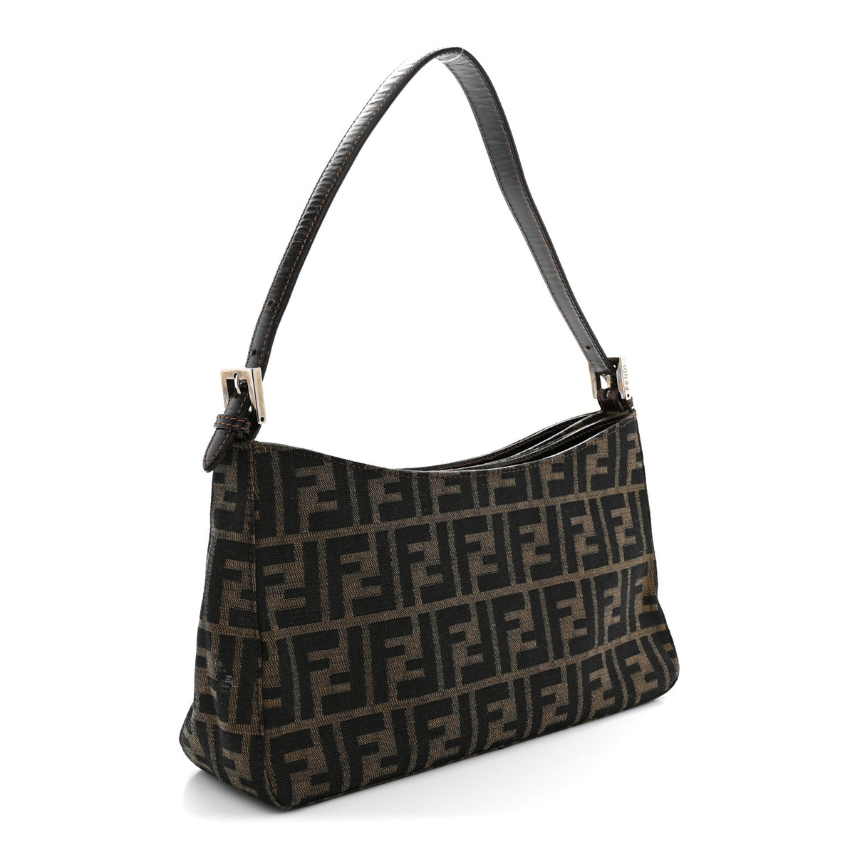 Fendi Zucca Shoulder Bag Tobacco 3 of 13