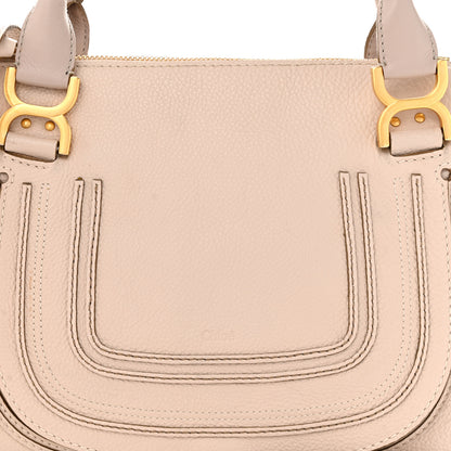 Chloe Calfskin Medium Marcie Satchel Abstract White 8 of 15