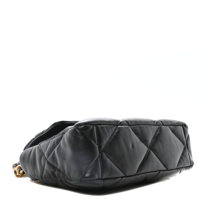 Chanel Lambskin Quilted Large Chanel 19 Flap Black 4 of 11