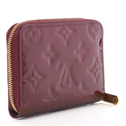 Louis Vuitton Vernis Zippy Coin Purse Wallet Rouge Fauviste 2 of 8