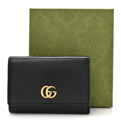 Gucci Dollar Calfskin GG Marmont Wallet Black 11 of 11