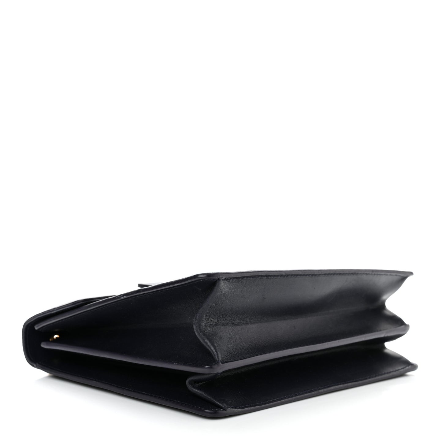 Calfskin Thalia Flap Shoulder Bag Black