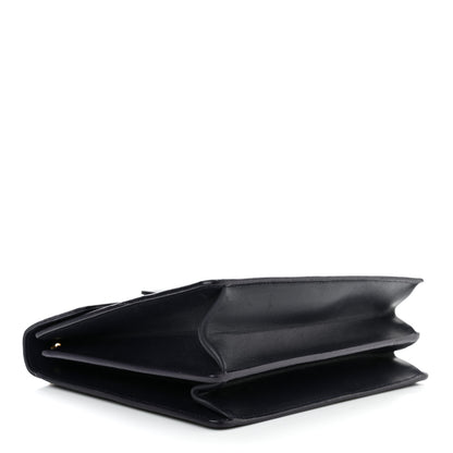 Salvatore Ferragamo Calfskin Thalia Flap Shoulder Bag Black 4 of 15