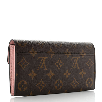 Louis Vuitton Monogram Sarah Wallet NM Rose Ballerine 3 of 9