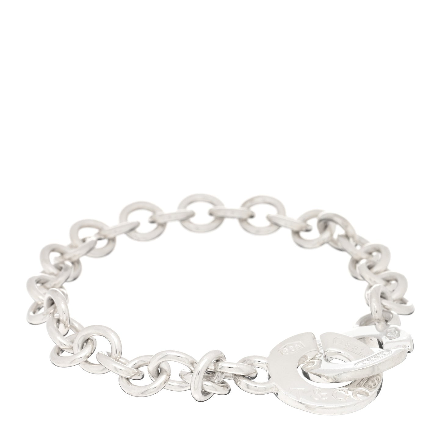 Sterling Silver 1837 Circle Clasp Bracelet