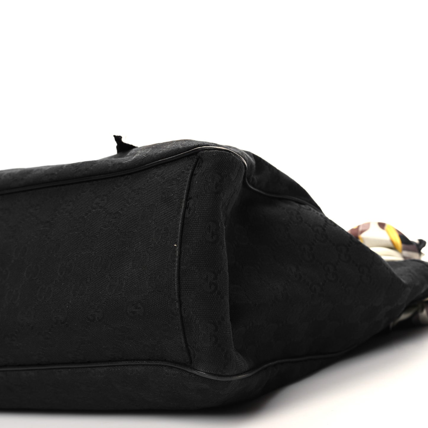 Monogram Large Positano Tote Black