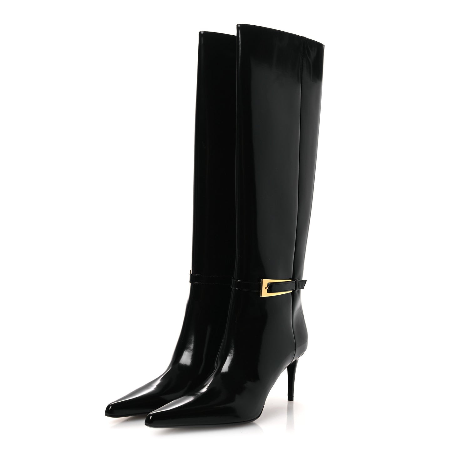 Vitello Marilyn Hacker 70mm Luz Boots 39.5 Black
