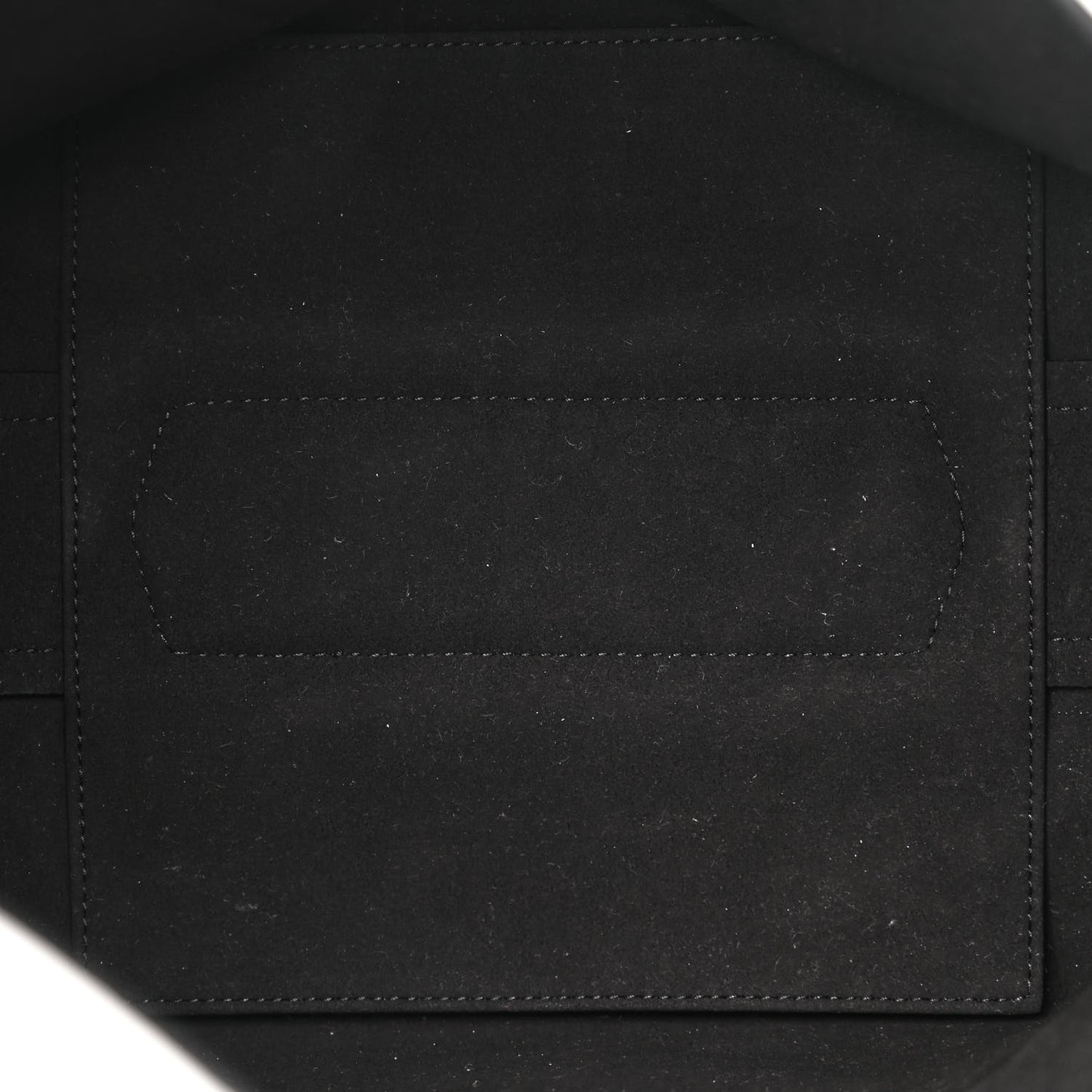 Calfskin Degrade Infinity Bucket Bag Black White