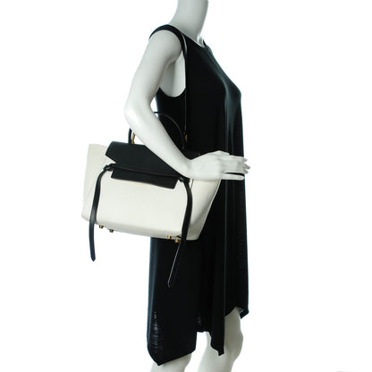 Celine Elephant Calfskin Mini Belt Bag White 2 of 8