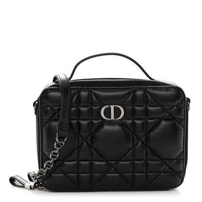 Christian Dior Calfskin Macrocannage Caro Box Bag Black 1 of 9