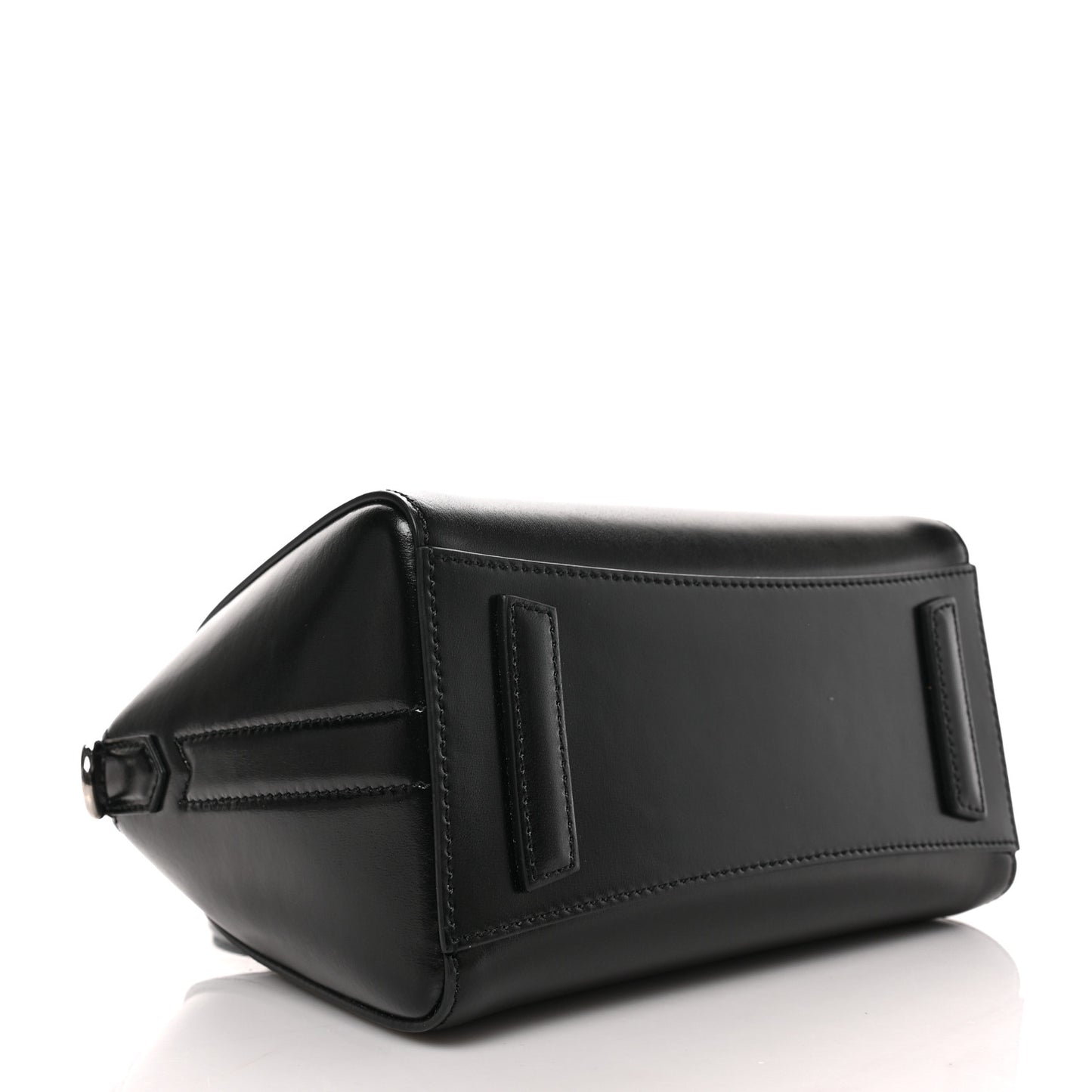 Shiny Lord Calfskin Mini Antigona Black