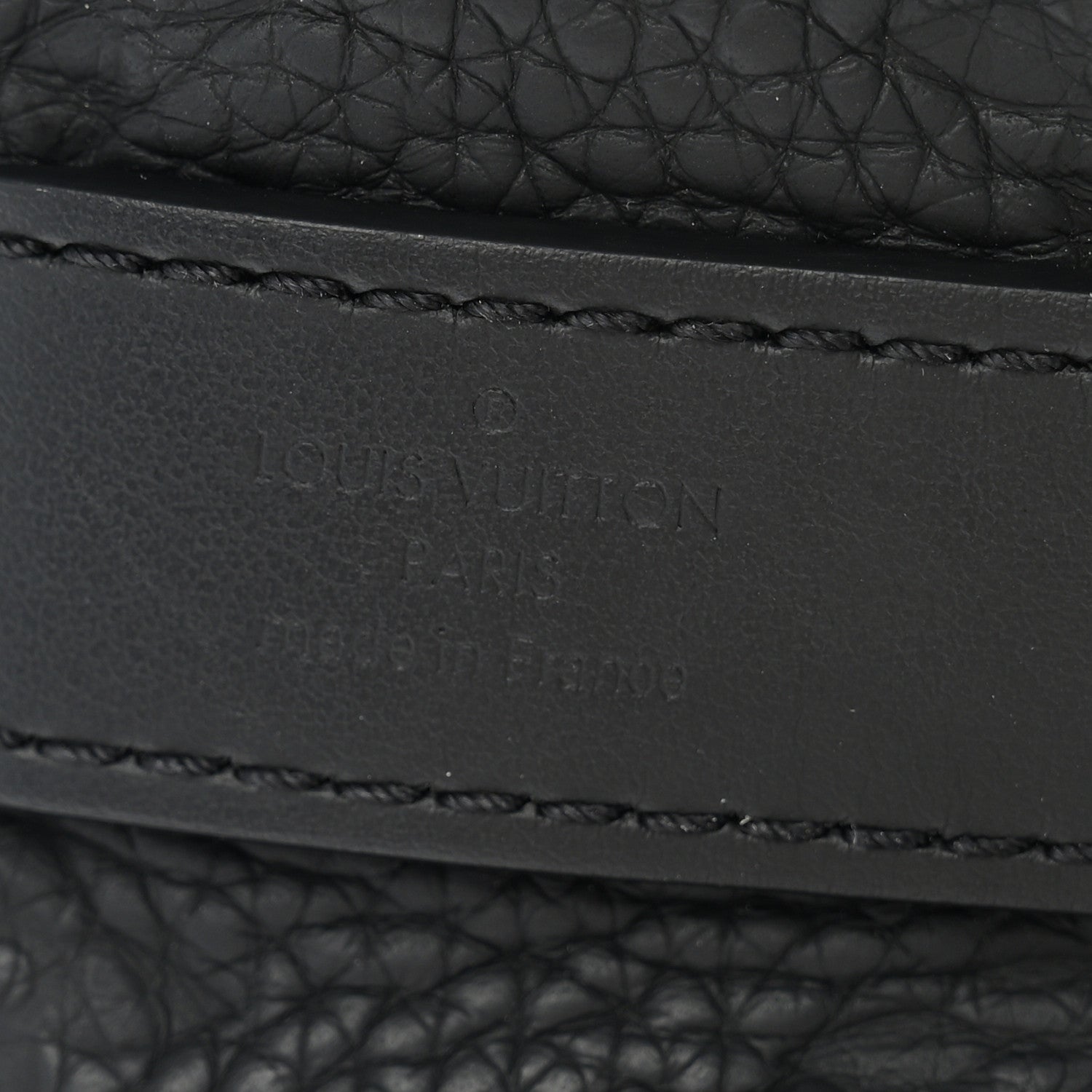 Louis Vuitton Monogram Taurillon Keepall Bandouliere 25 Black 6 of 12