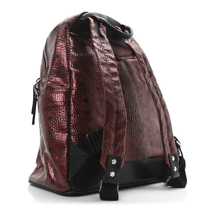 MCM Visetos Medium Stark Backpack Scooter Red 3 of 9