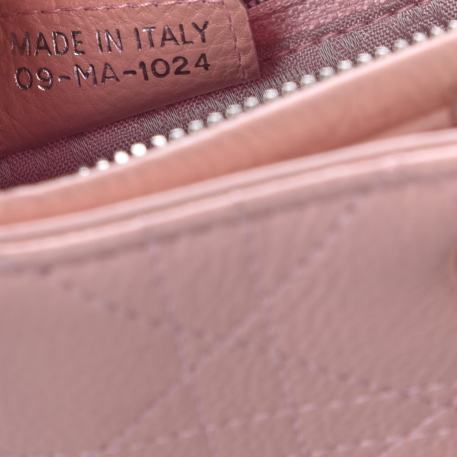 Christian Dior Grained Calfskin Cannage Medium Lady Dior Pink 7 of 9