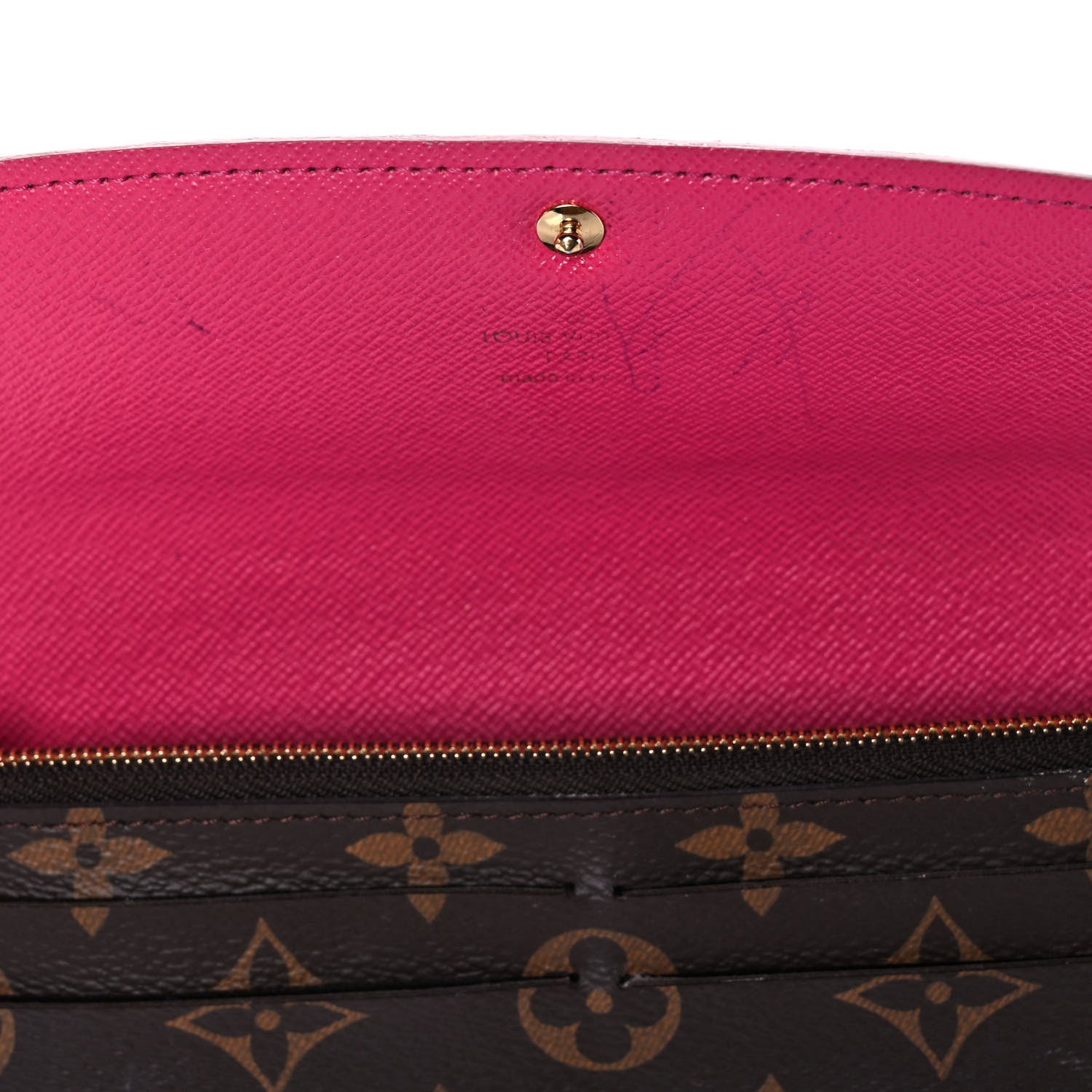 Louis Vuitton Monogram Bloom Flower Emilie Wallet 8 of 14