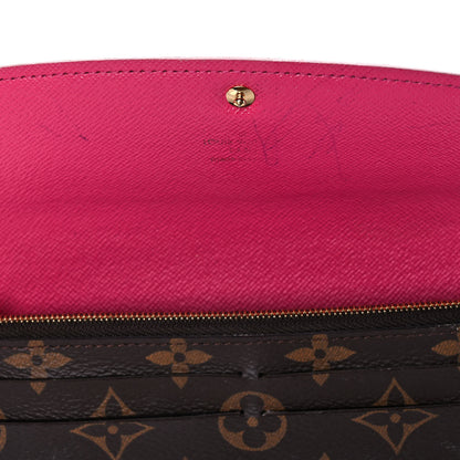 Louis Vuitton Monogram Bloom Flower Emilie Wallet 8 of 14