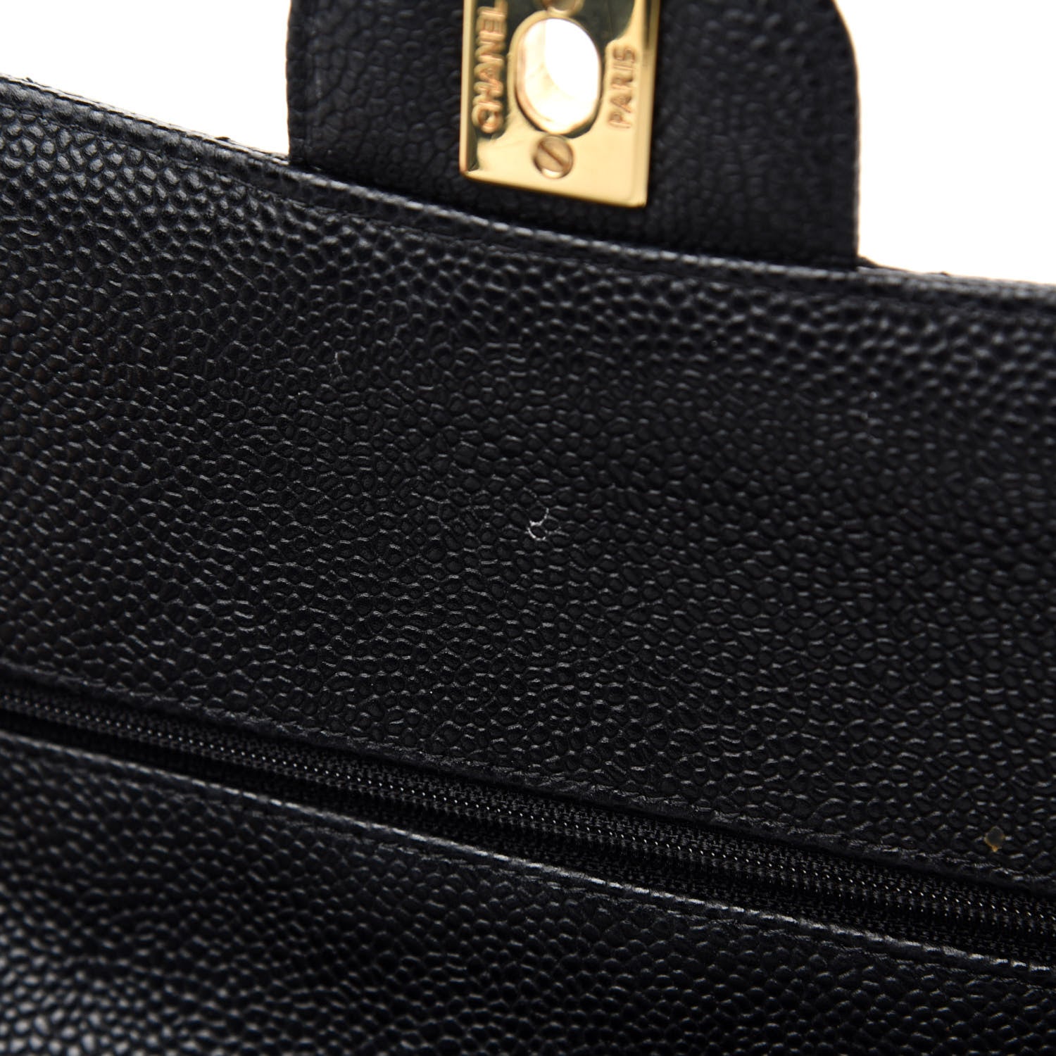 Chanel Caviar Quilted Medium Double Flap Black 9 of 13