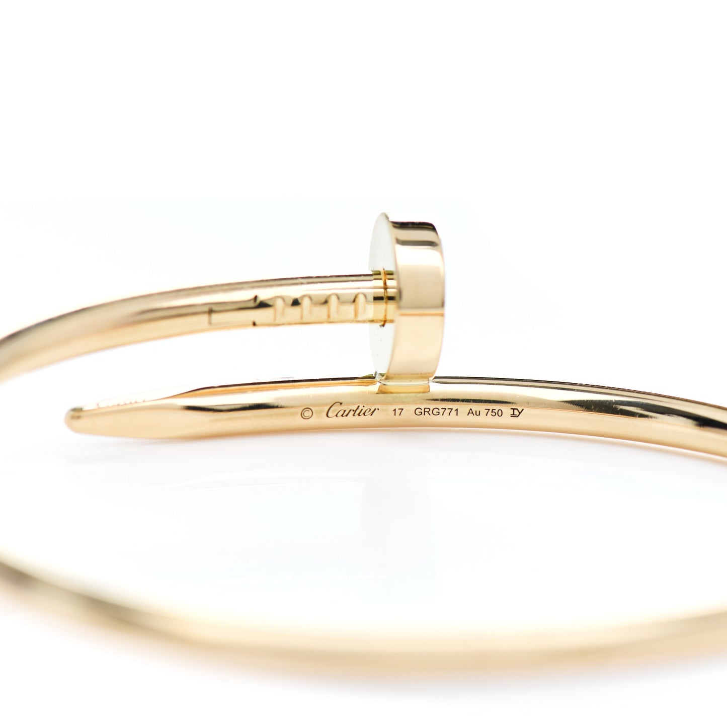 18K Yellow Gold Juste Un Clou Bracelet 17