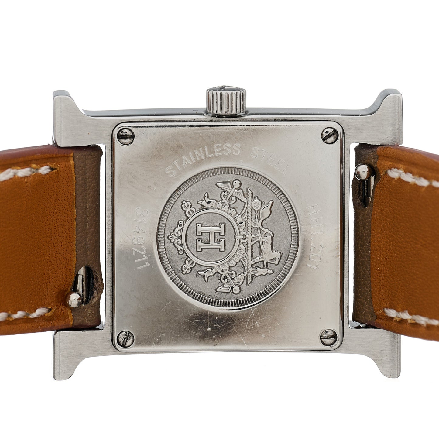 Stainless Steel Swift 21mm Heure H Hour Quartz Watch Etoupe
