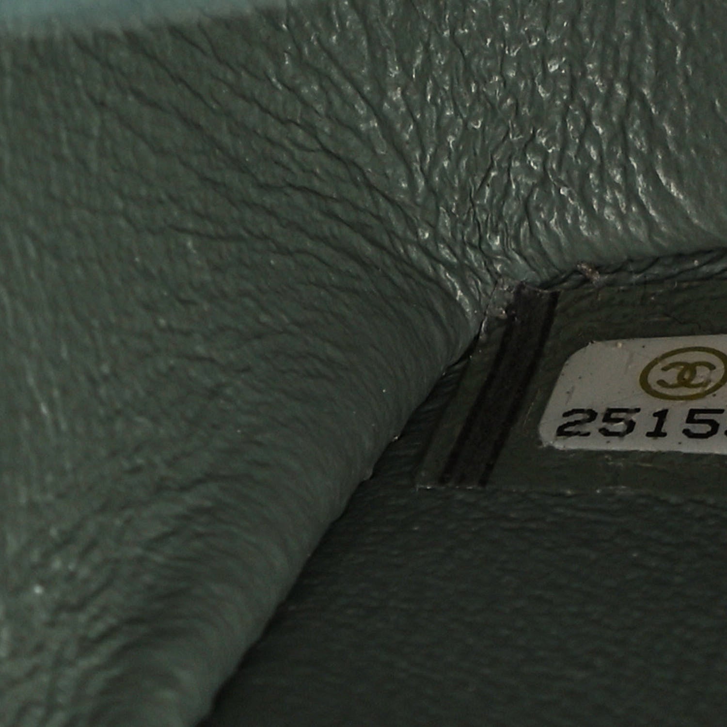 Chanel Iridescent Caviar Quilted Mini Rectangular Flap Green 7 of 11