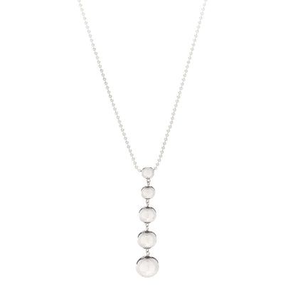 Tiffany Sterling Silver Graduated Ball Drop Necklace 1 of 4