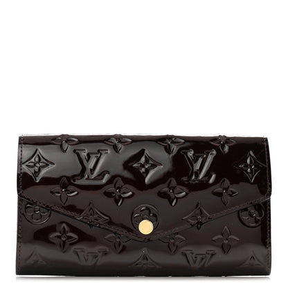 Louis Vuitton Vernis Sarah Wallet NM Amarante 1 of 7