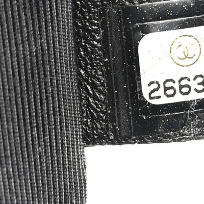 Chanel Crumpled Calfskin Quilted 31 Large Shopping Bag Black 7 of 10