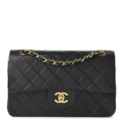 Chanel Lambskin Quilted Small Double Flap Black 1 of 11
