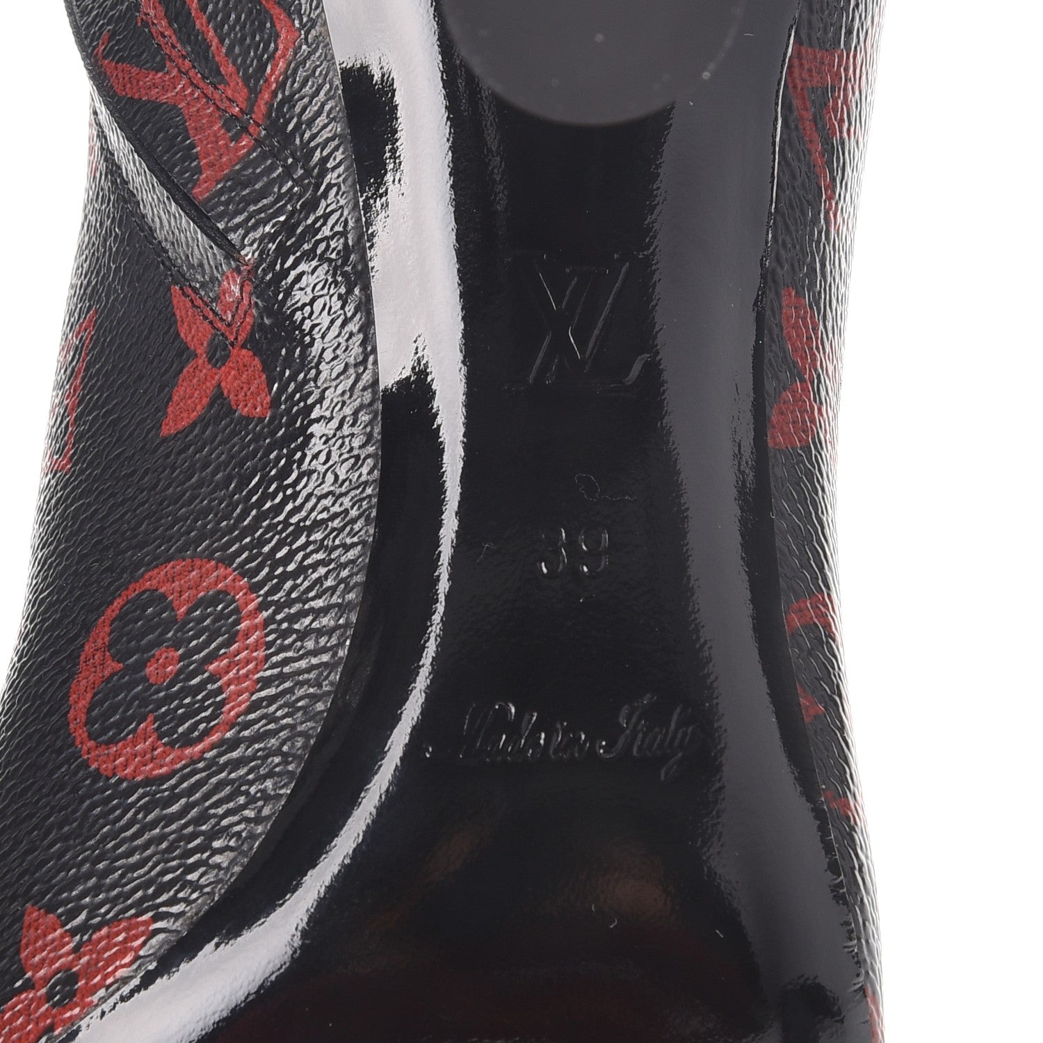 Louis Vuitton Monogram Infrarouge New Revival Boots 39 Black 6 of 9