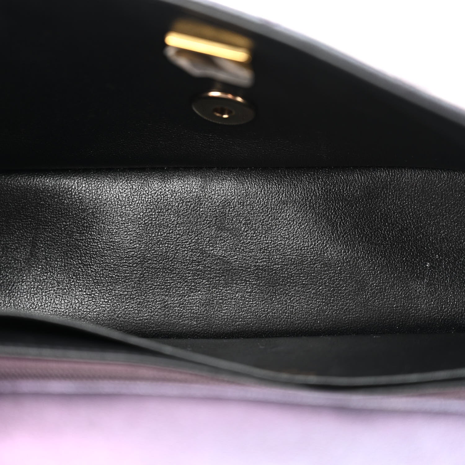 Chanel Iridescent Lambskin Quilted Mini Rectangular Flap Black 5 of 10