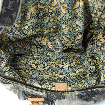 Louis Vuitton Denim Patchwork Bowly Black 5 of 10
