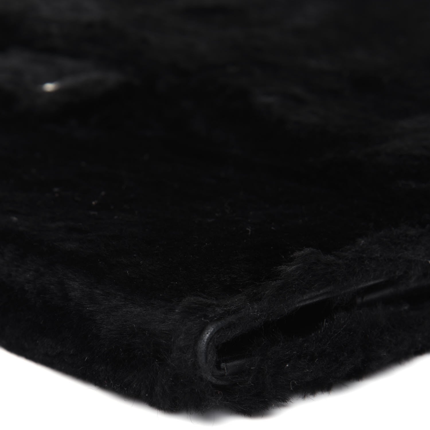 Chanel Rabbit Fur iPad Case Black 11 of 12